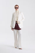 Saco Columna Off White