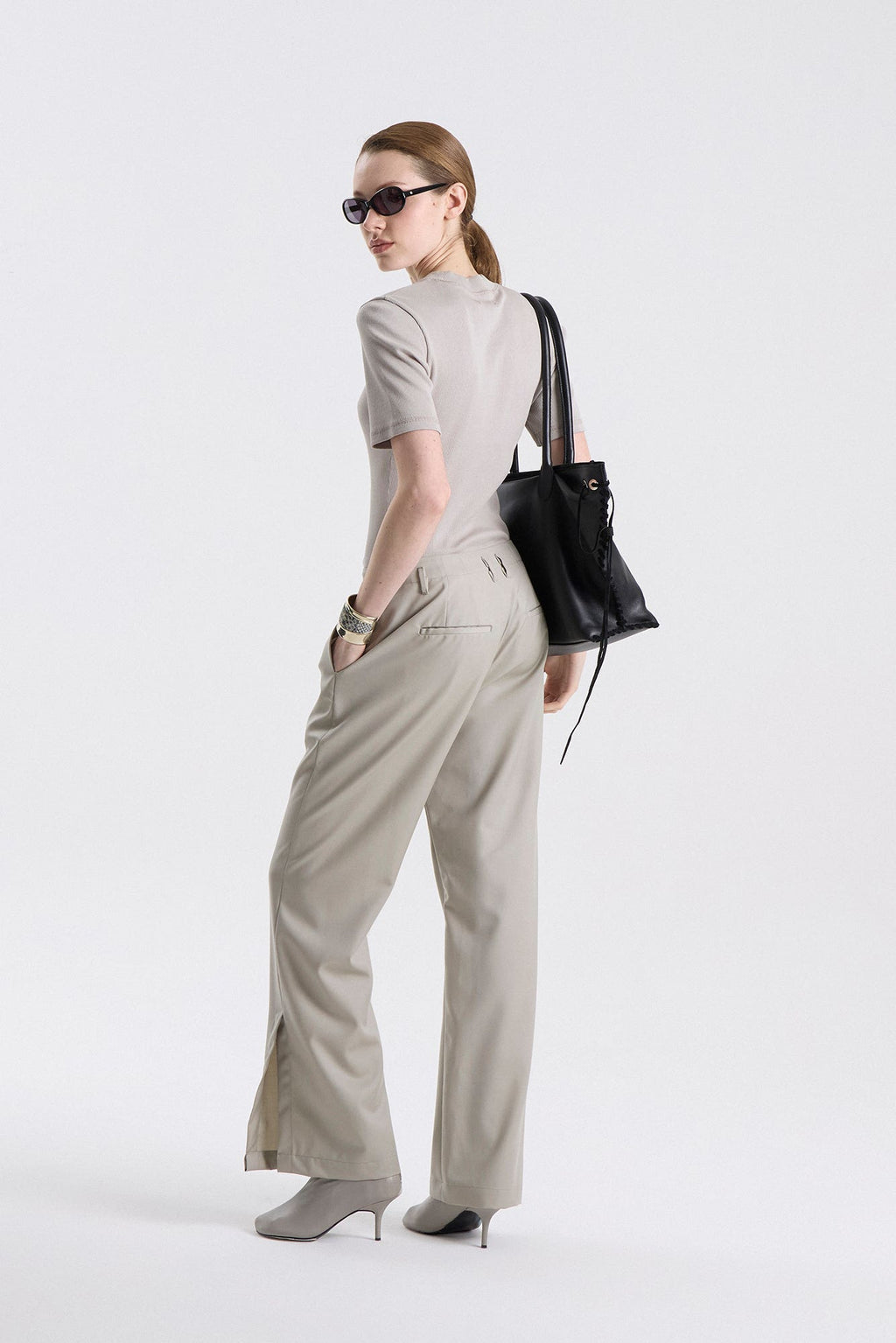 Pantalon Giza Cemento