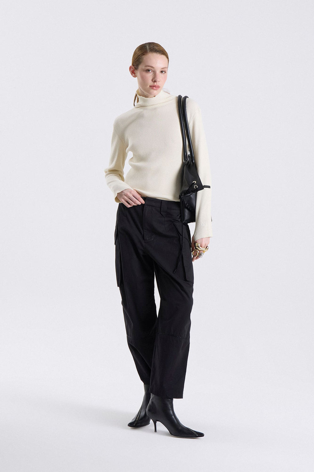 Ness Isa Cargo Pants Negro